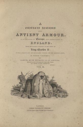 Aquatint & Lithography - A Critical Inquiry into Antient Armour Vol. 2