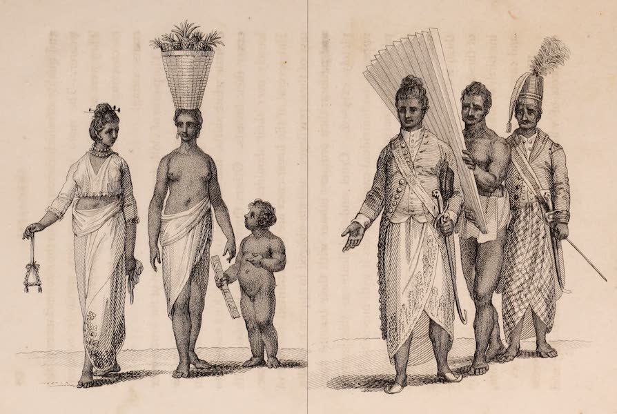 A Description of Ceylon Vol. 1 - Cingalese Dresses (1807)