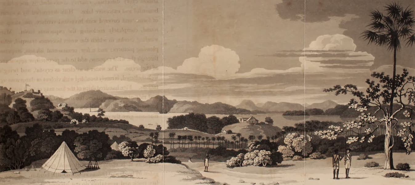A Description of Ceylon Vol. 1 - Fort Ostenburgh and the Harbour of Trincomallee (1807)