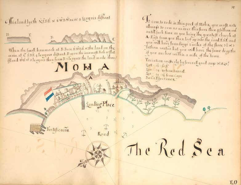 A Description of the Sea Coasts in the East Indies - 15) Moha, the Red Sea (1690)