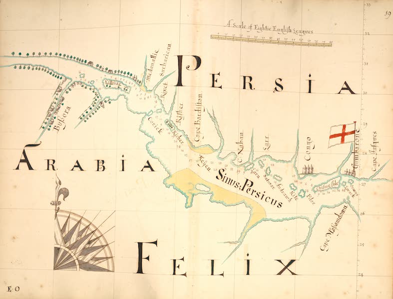 A Description of the Sea Coasts in the East Indies - 19) Persia, Arabia, Felix [I] (1690)