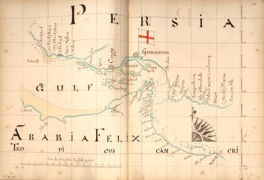 A Description of the Sea Coasts in the East Indies - 20) Persia, Arabia, Felix [II] (1690)