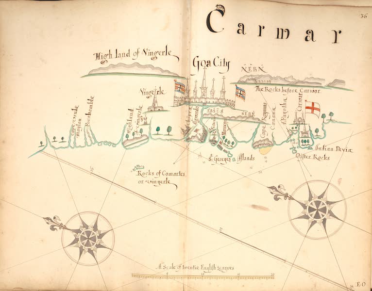 A Description of the Sea Coasts in the East Indies - 36) Carwar (1690)