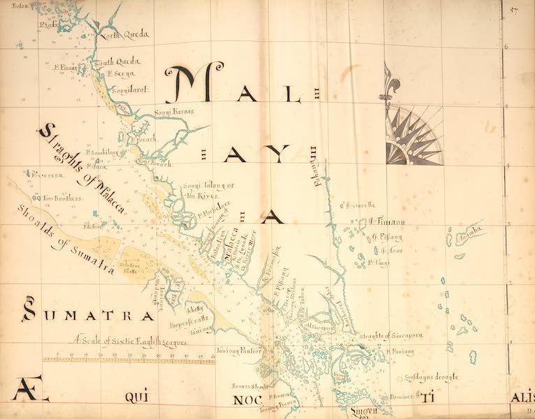 A Description of the Sea Coasts in the East Indies - 57) Malaya, Sumatra (1690)