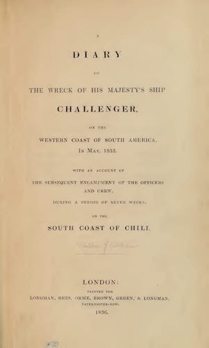 Aquatint & Lithography - A Diary of the Wreck of His Majesty's Ship Challenger
