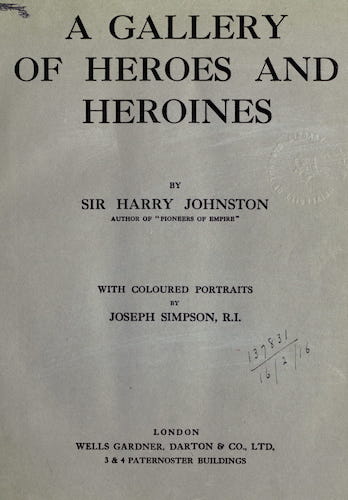 A Gallery of Heroes and Heroines (1915)