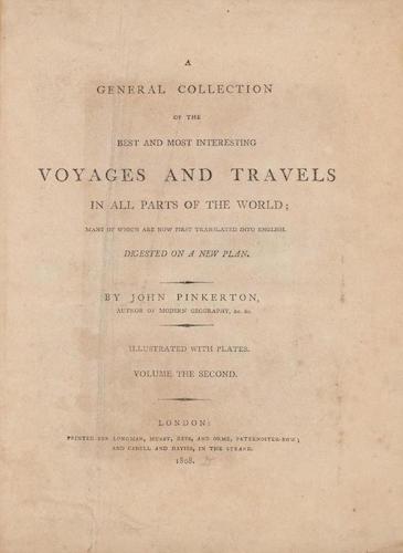 English - A General Collection of Voyages and Travels Vol. 2