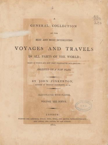 English - A General Collection of Voyages and Travels Vol. 9