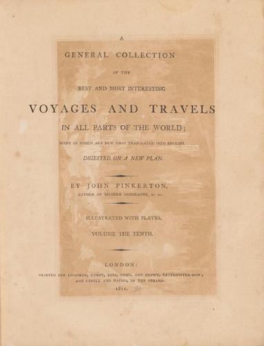 English - A General Collection of Voyages and Travels Vol. 10
