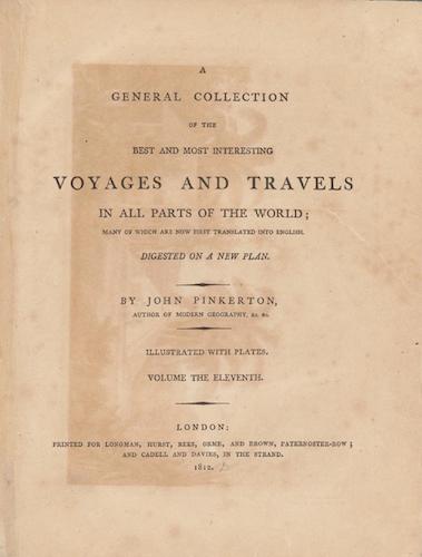 English - A General Collection of Voyages and Travels Vol. 11