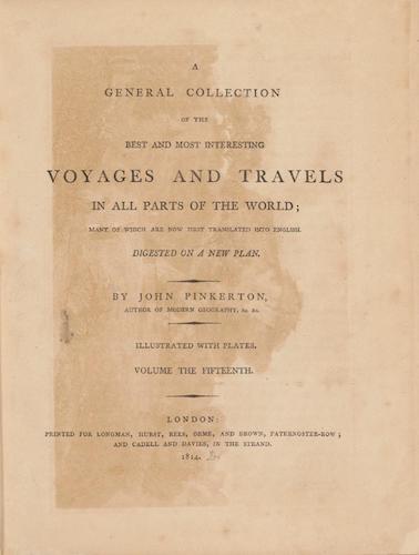 English - A General Collection of Voyages and Travels Vol. 15