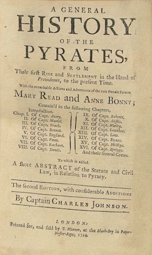 Sailing - A General History of Pyrates Vol. I