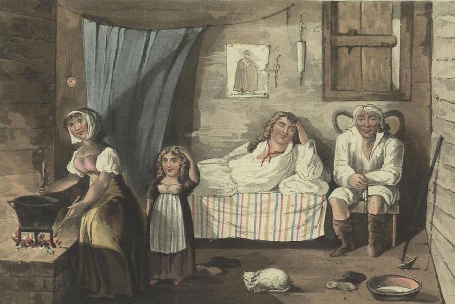 A History of Madeira - Inside of a Cottage (1821)