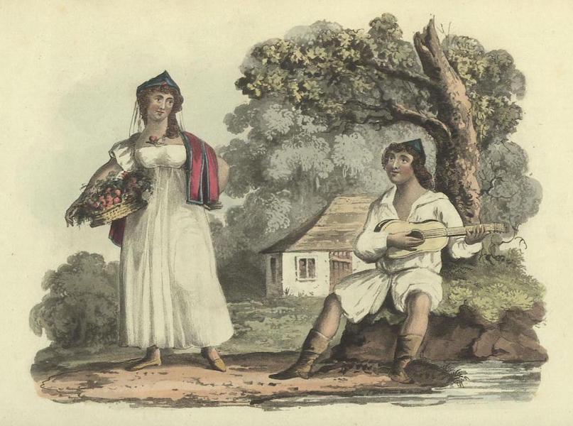 A History of Madeira - Peasants in Usual Costume (1821)