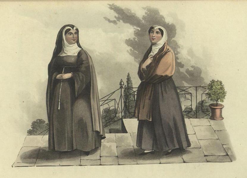 A History of Madeira - A Nun and Her Attendant (1821)