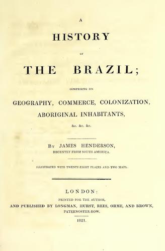 Aquatint & Lithography - A History of the Brazil