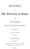 A History of the University of Oxford Vol. 1