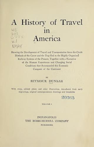 American Southwest - A History of Travel in America Vol. 1