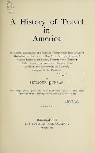 American Southwest - A History of Travel in America Vol. 2