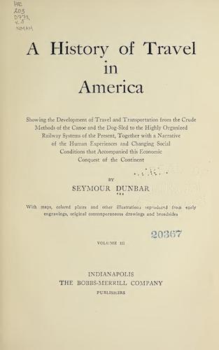 American Southwest - A History of Travel in America Vol. 3