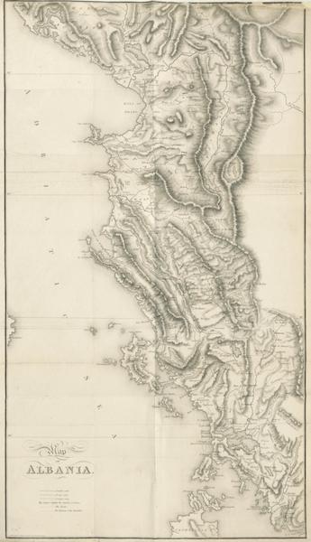 A Journey through Albania, and other Provinces of Turkey - Map of Albania (1813)