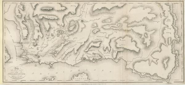 Map of the Western Half of the Hellespontine Phrygia