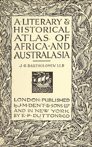 A Literary & Historical Atlas of Africa and Australasia - Title Page