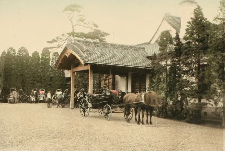 A Model Japanese Villa - The Main Entrance to the house seen from the court yard. (1900)