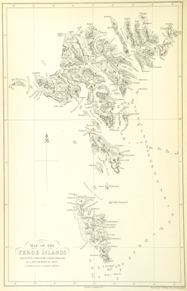 Map of the Faroe Islands