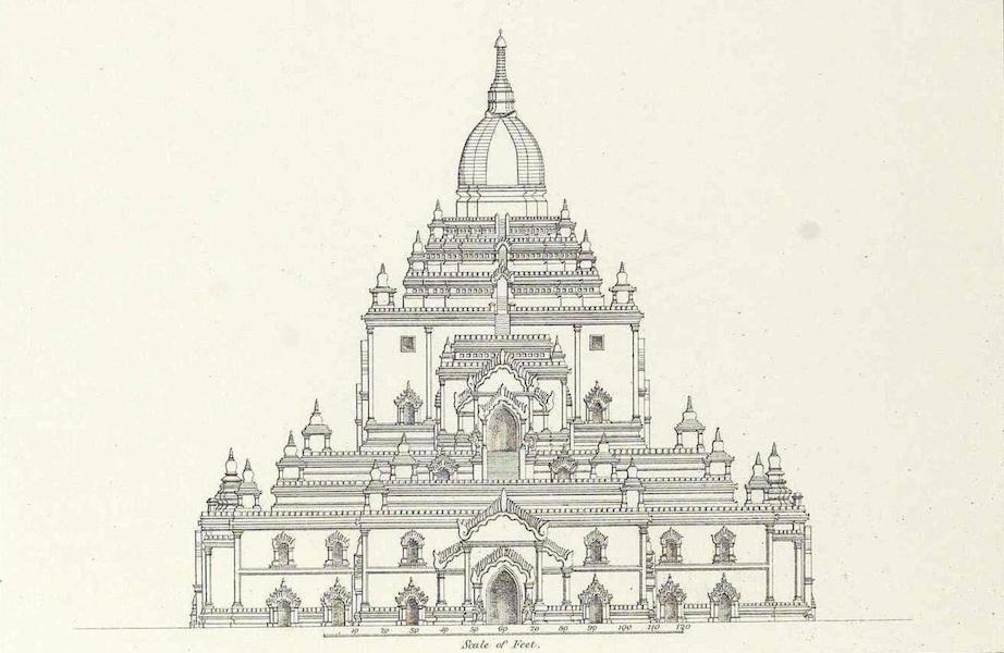 A Narrative of the Mission to the Court of Ava - Elevation of Thapinyu Temple at Pagan (1858)