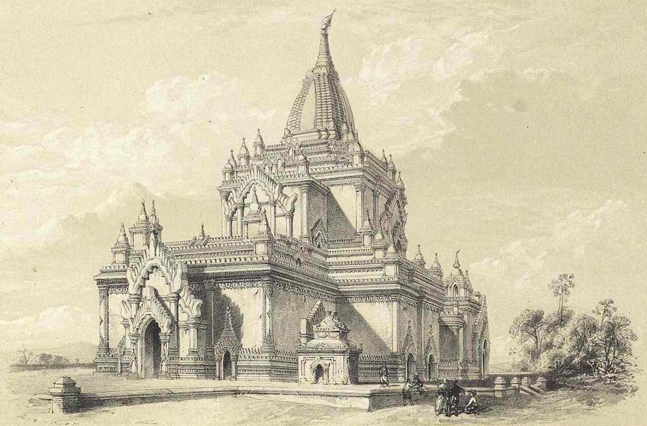 A Narrative of the Mission to the Court of Ava - N.E. View of Guadapalen Temple at Pagan (1858)