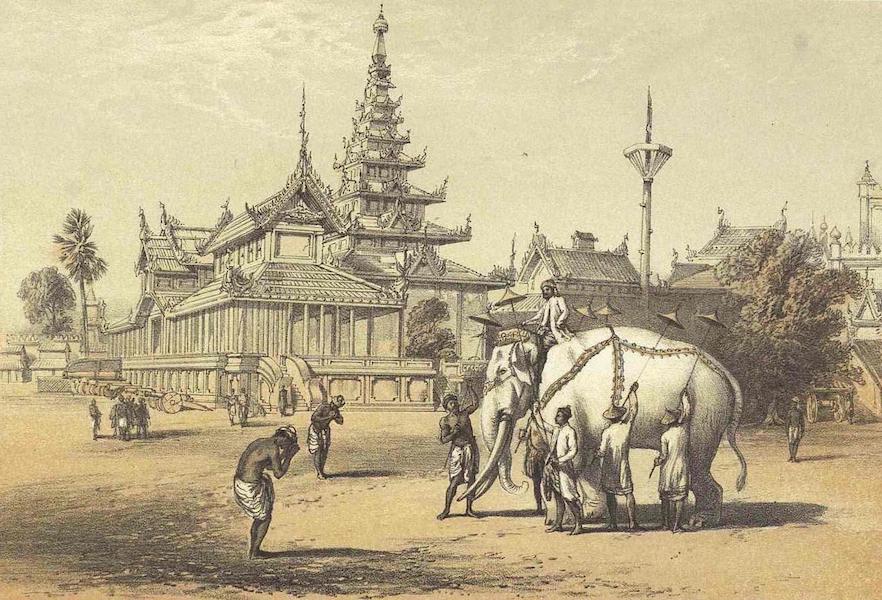 The Palace at Amarapoor with the White Elephant