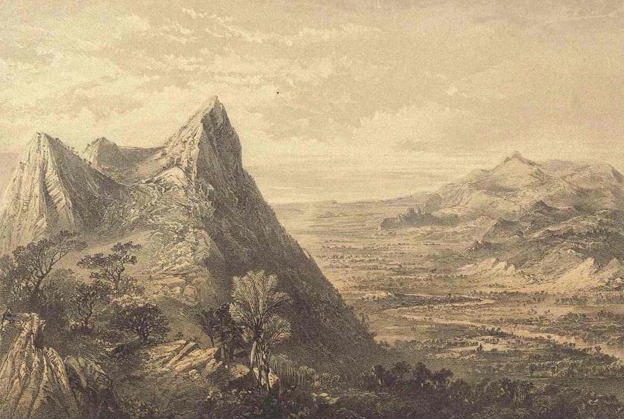 A Narrative of the Mission to the Court of Ava - View of the Myit-Nge or Little River and part of the Valley of the Irawadee from the Mountain called Mya Liet (1858)