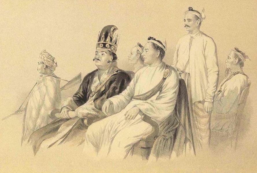 A Narrative of the Mission to the Court of Ava - Heads of Burmese Notables (1858)
