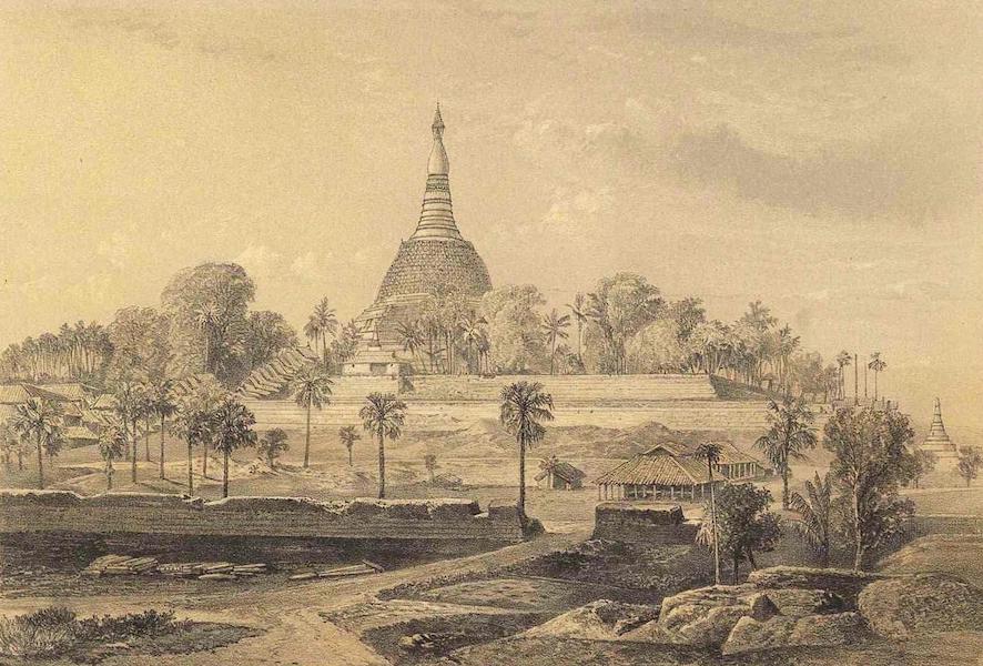 A Narrative of the Mission to the Court of Ava - View of the Shwe Dagon or Great Pagoda of Rangoon (1858)