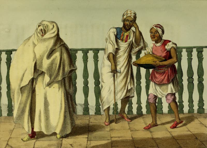 A Narrative of Travels in Northern Africa - Costume of Tripoli (I) (1821)