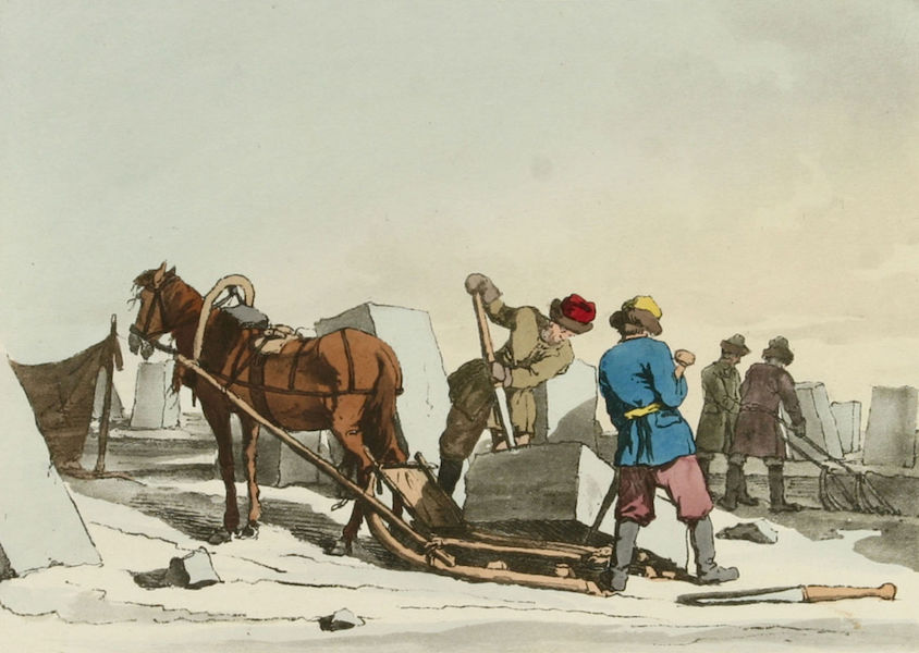 A Picturesque Representation of the Russians Vol. 1 - Ice Cutters (1803)