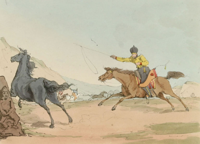 A Picturesque Representation of the Russians Vol. 3 - Tartars Catching Horses (1804)