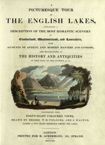 Aquatint & Lithography - A Picturesque Tour of the English Lakes