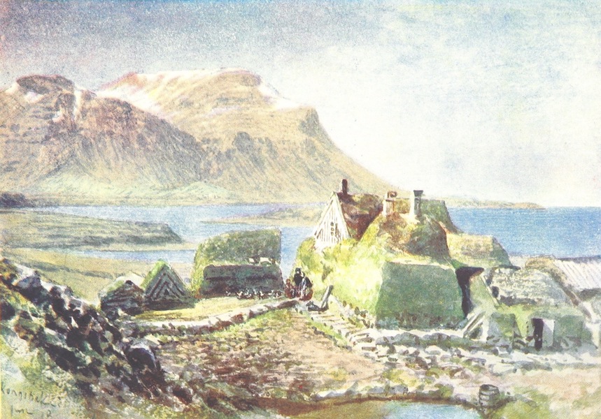 Kongsbakki Bjarnarhsn in the Distance