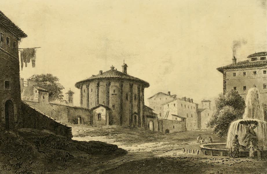 A Select Collection of Views and Ruins in Rome - Temple of Vesta (1815)
