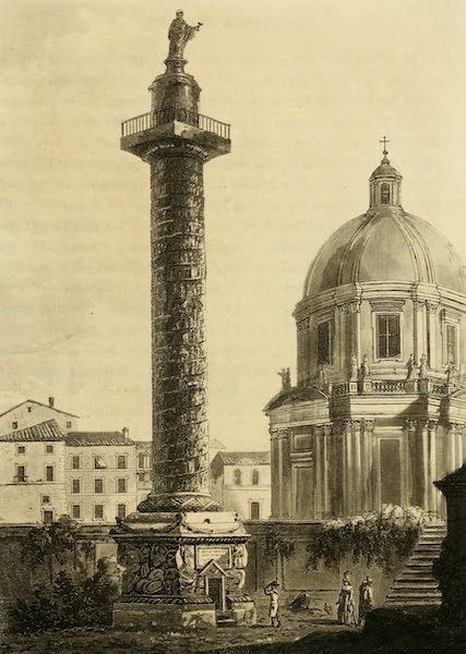 A Select Collection of Views and Ruins in Rome - Column of Trajan (1815)