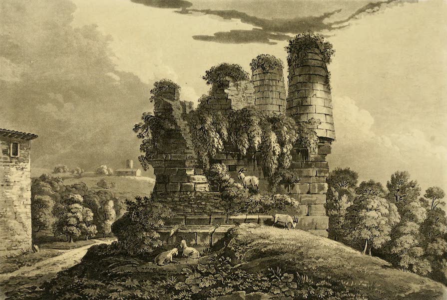 A Select Collection of Views and Ruins in Rome - Tomb of the Horath (1815)