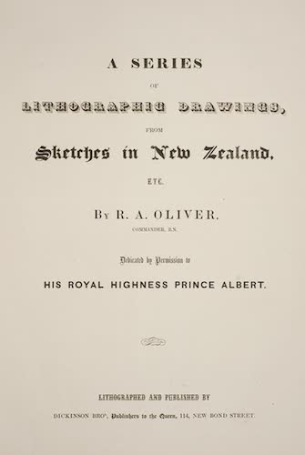 Nan Madol - A Series of Lithographic Drawings from Sketches in New Zealand