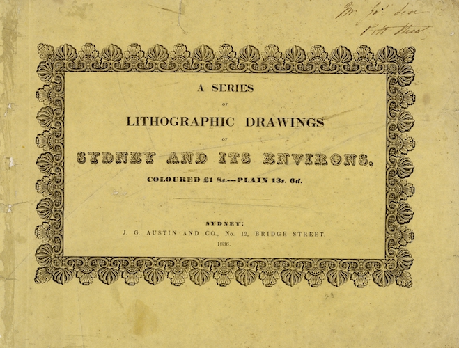 Aquatint & Lithography - A Series of Lithographic Drawings of Sydney