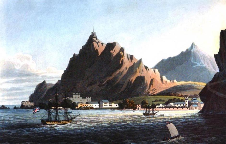 A Series of Views Illustrative of the Island of St. Helena - Sugar-loaf Hill, St. Helena (1821)