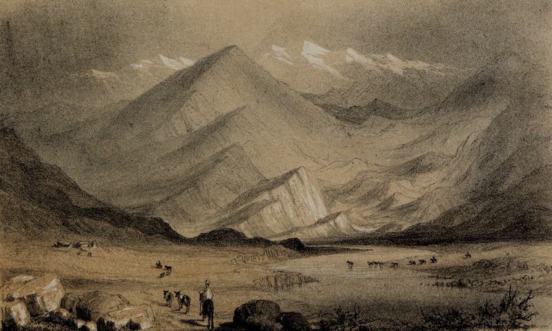 A Sketcher's Tour Round the World - Uspallata (1854)
