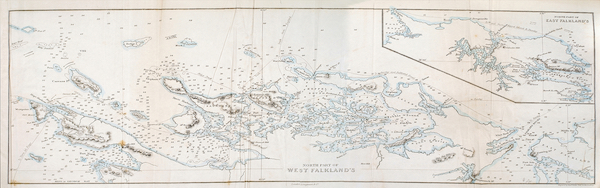 A Two Years Cruise off Tierra del Fuego Vol. 1 - North Part of West Falkland (1857)