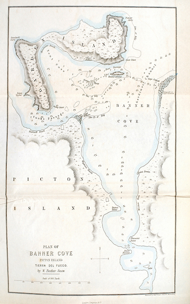 Plan of Banner Cove, Picton Island, Tierra del Fuego