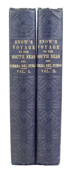 A Two Years Cruise off Tierra del Fuego Vol. 1 - Book Display (II) (1857)